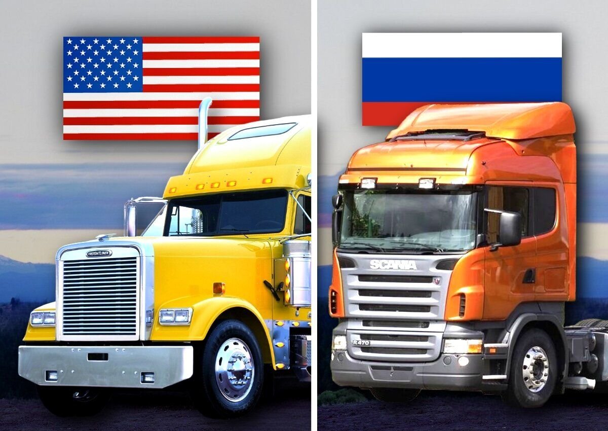Вы встречали в России грузовик с длинным капотом? Я нет, но почему в Америке мы не встретим короткий капот? В чем их отличие?