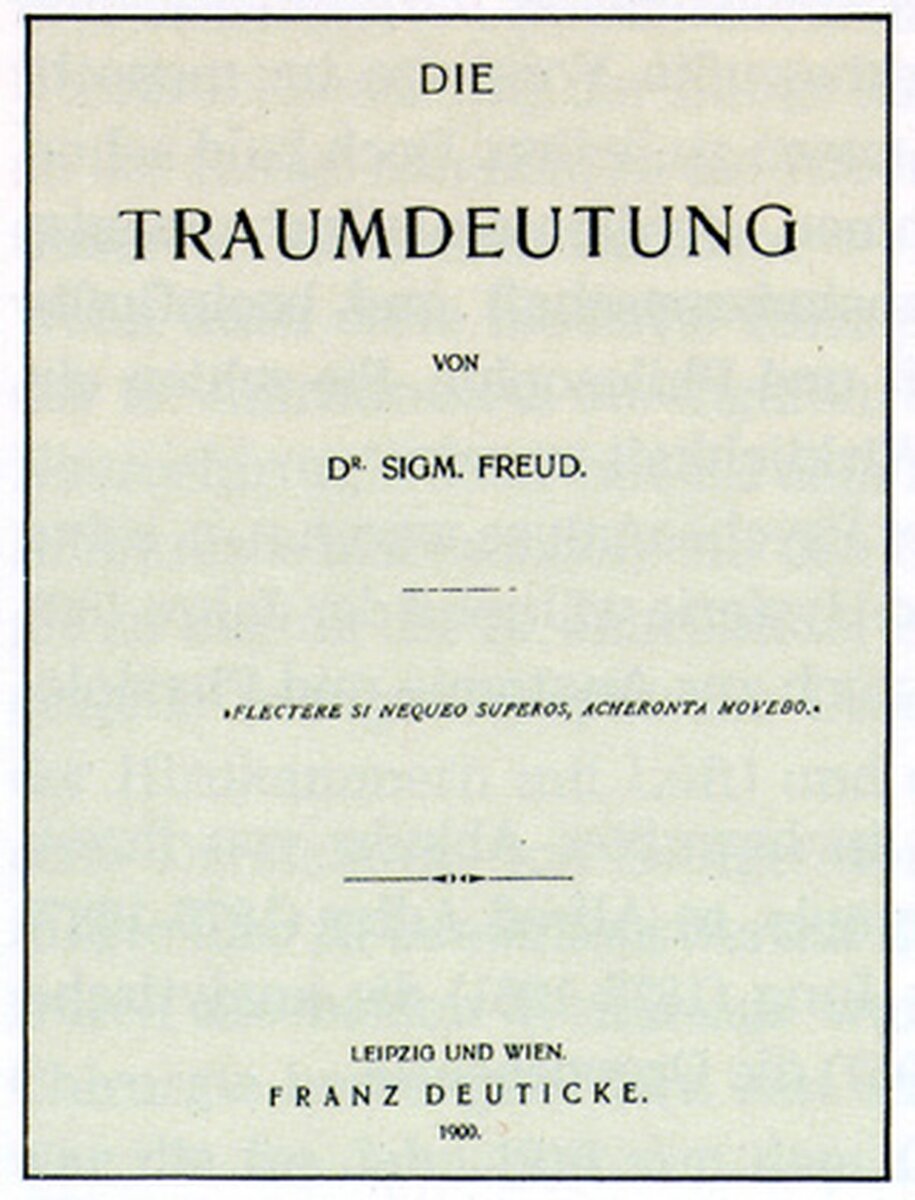 2 «Толкование сновидений» (1900), обложка первого издания. Лейпциг и Вена, издательство Франца Дойтике (Franz Deuticke)