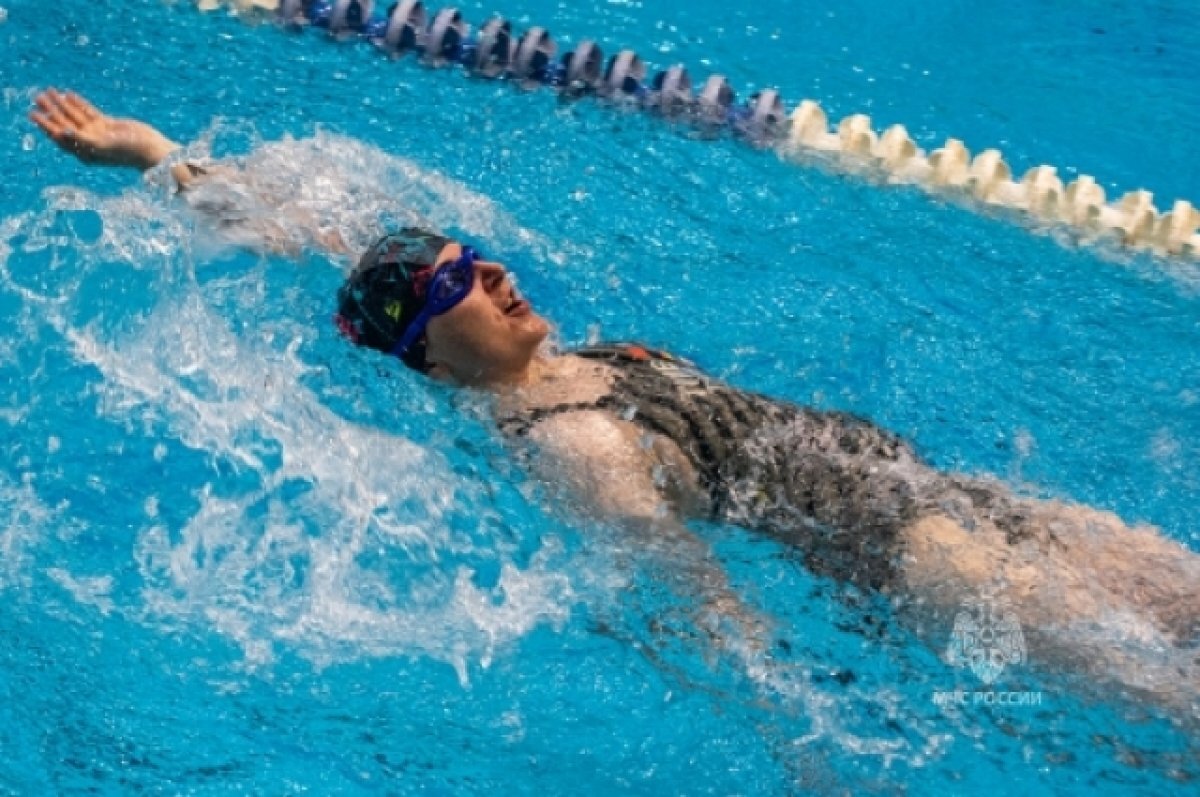    На Камчатке прошёл чемпионат по плаванию среди сотрудников МЧС России