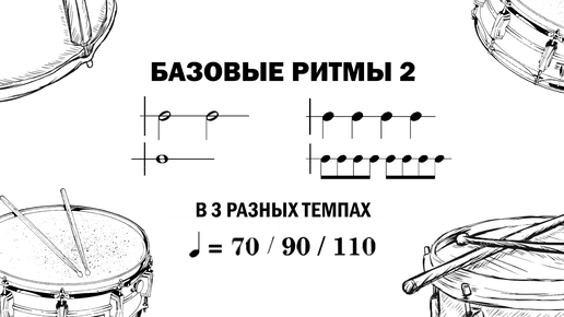 ИНТЕРАКТИВНАЯ практика базовых ритмов ч.2 | Чтение нот с листа | Ритм Новичку