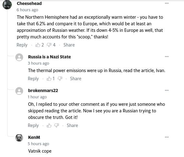 Западные спутники показали, что окислов азота в России стало меньше ...