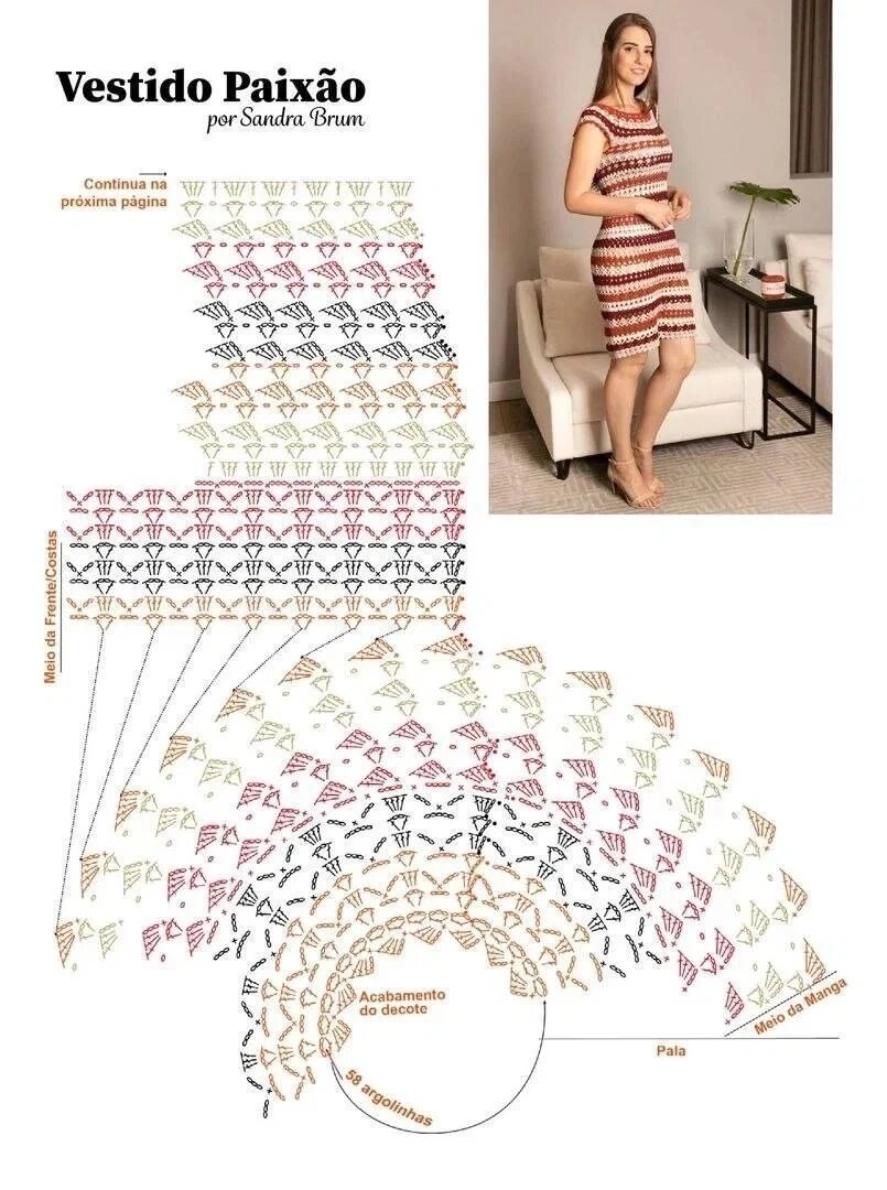 Платье крючком. 7 моделей со схемами – Paradosik Handmade - вязание для начинающих и профессионалов