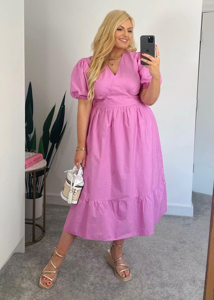 Если у вас полные руки и выступает животик, то эти образы вам помогут ...