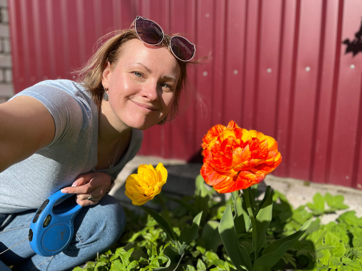 На прогулке с собакой. Фото автора 
