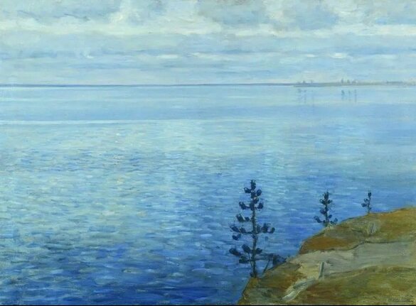 Бялыницкий-Бируля. Час тишины. Озеро Удомля. 1911.
