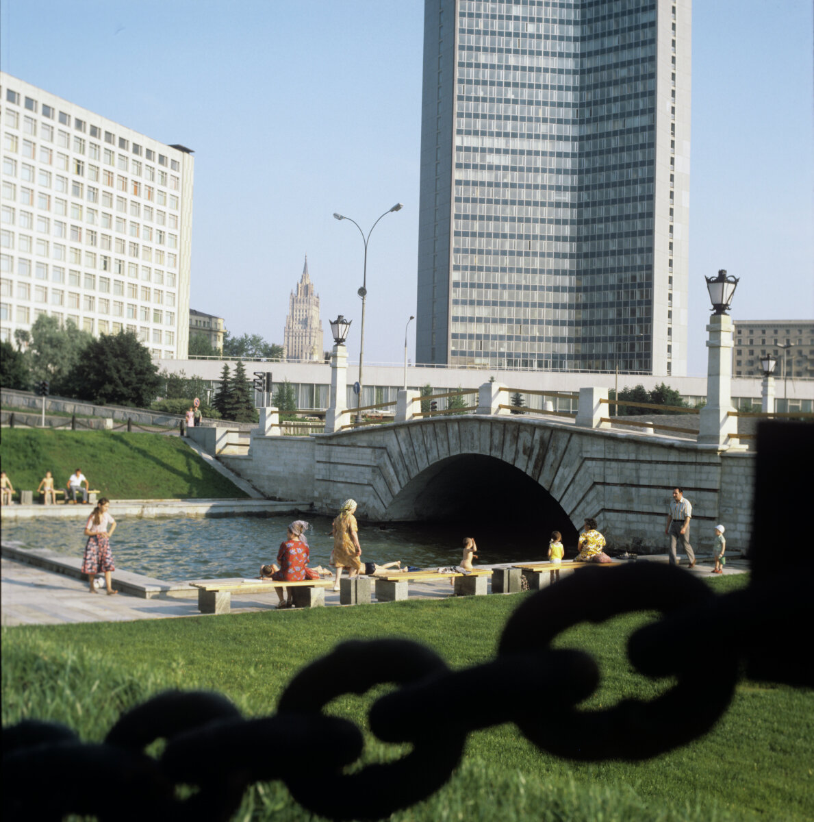 Горбатый мост (Мост имени 1905 года) в Москве. РИА Новости
