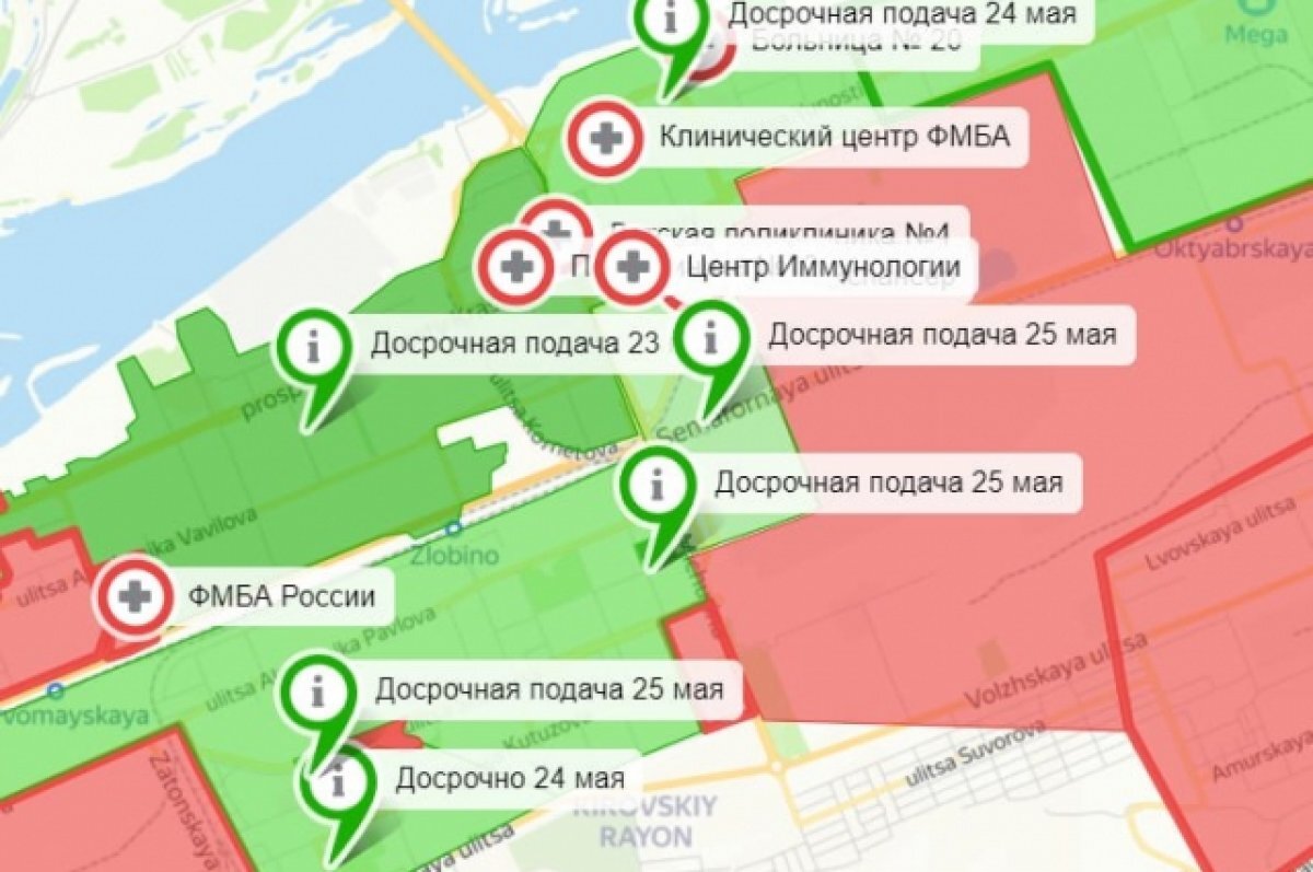    На правобережье Красноярска досрочно вернут горячую воду