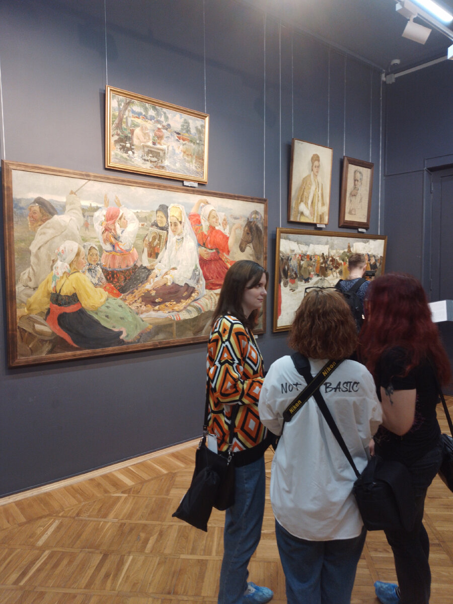 Выставка " Александр Бучкури и Елена Киселева "в Тульском музее изобразительных искусств.