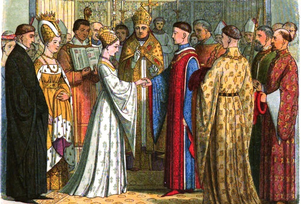 Свадьба Генриха V и Екатерины Валуа, 