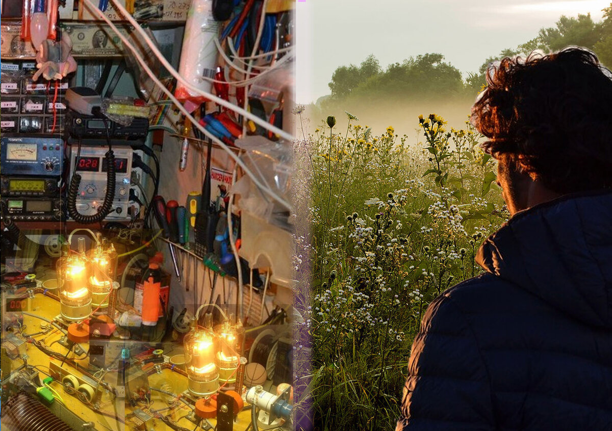 Первый раз окно СПВ открылось примерно там, где сейчас стоит дом - трава выше пояса, цветы размером с ладонь и первозданная тишина...