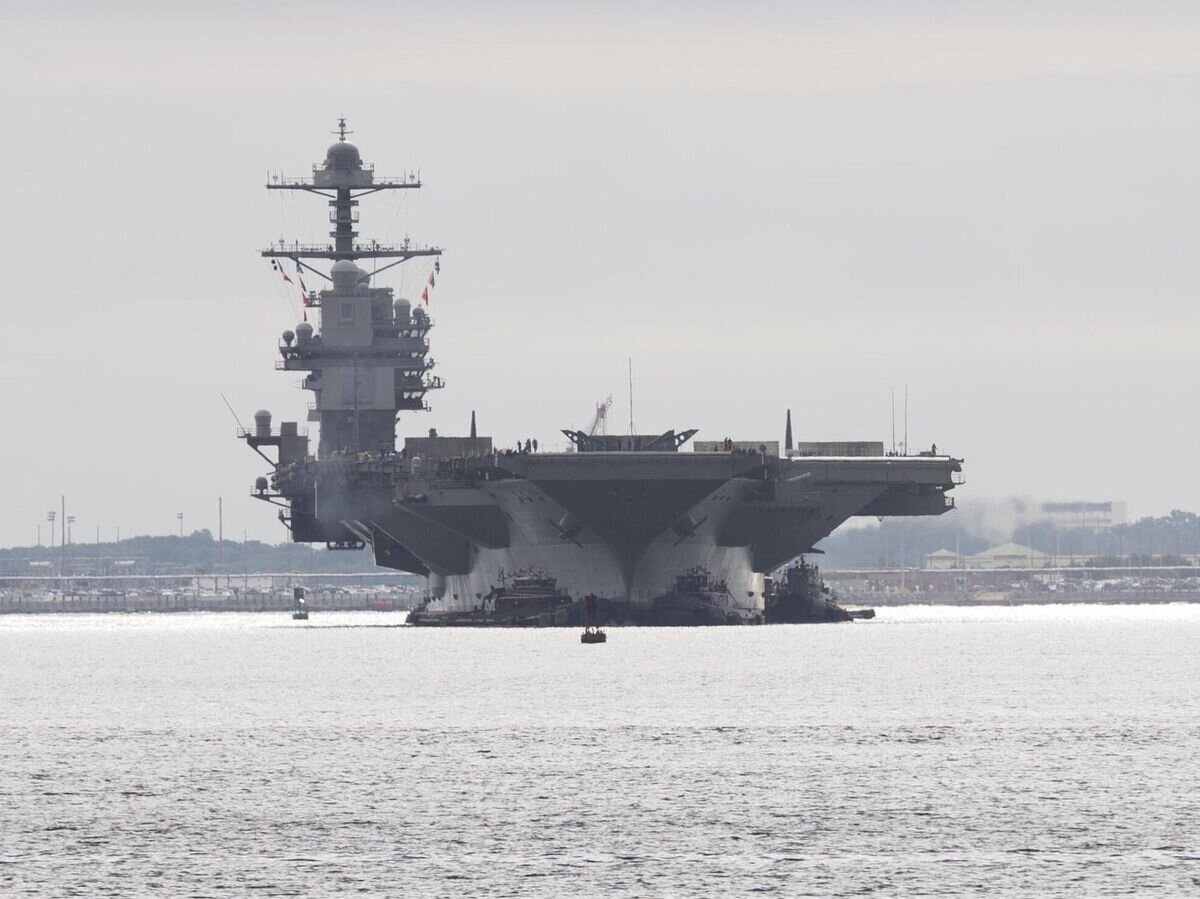    Авианосец ВМС США USS Gerald R. Ford© Фото : U.S. Navy / Petty Officer 1st Class William