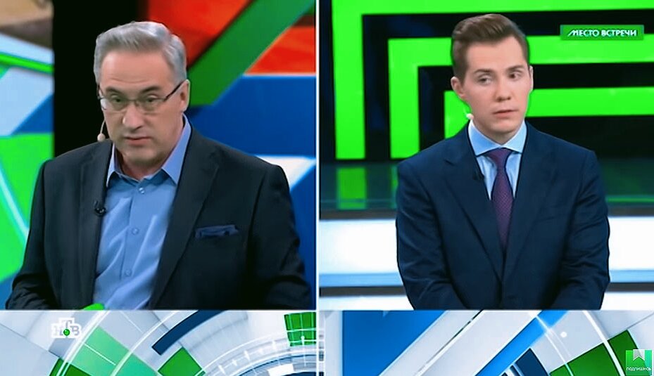 Из открытых источников в интернете. Ведущие программы «Место встречи» на НТВ.