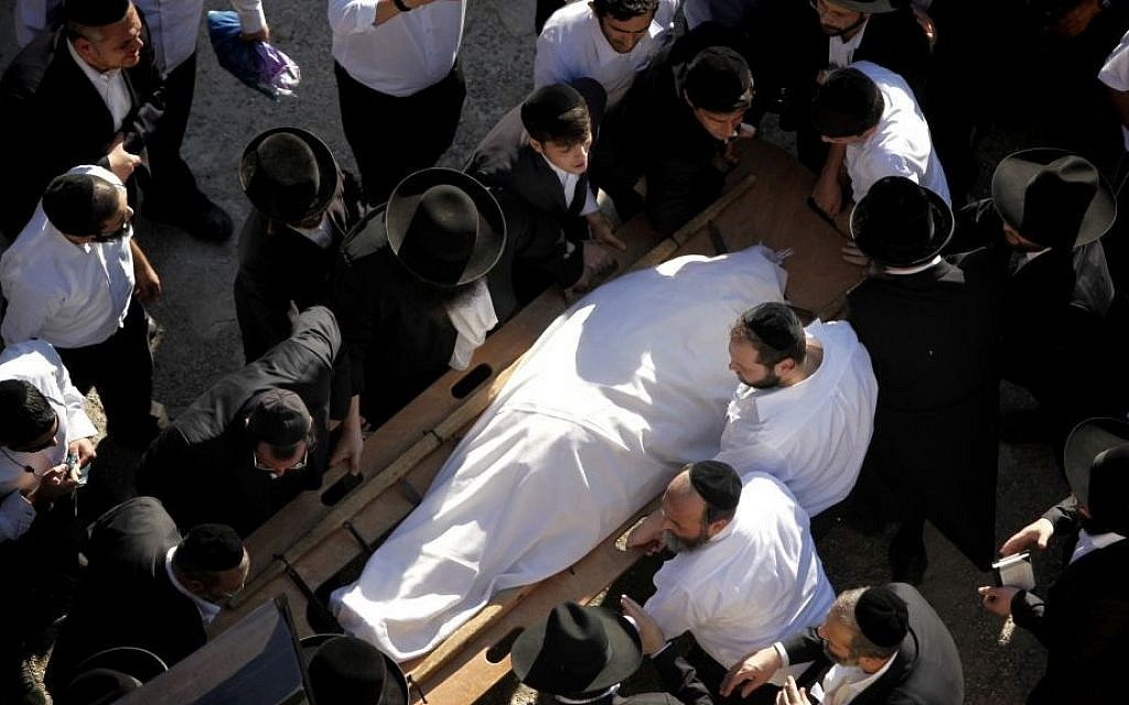 Похороны цадика Израиля.