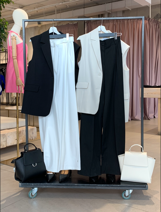 Жилет + брюки палаццо