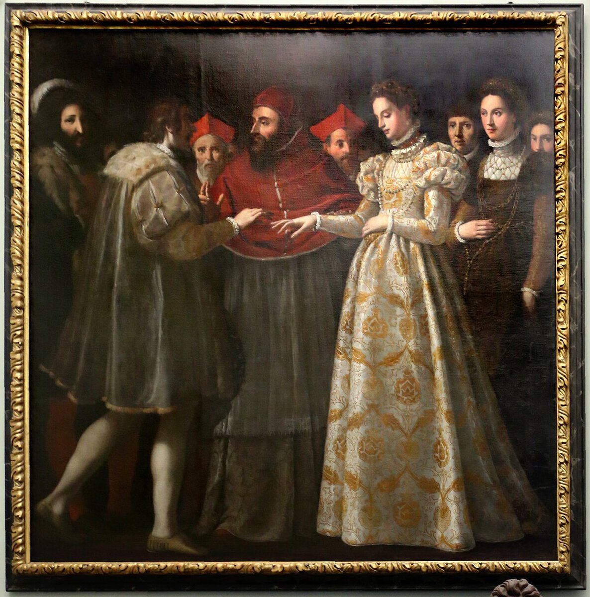 Свадьба Екатерины Медичи с Генрихом II 