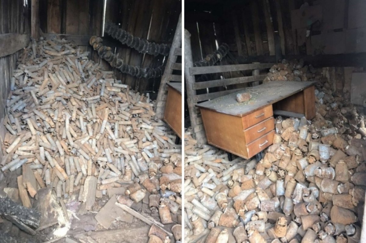    У жителя Борского района полиция нашла части боеприпасов и марихуану