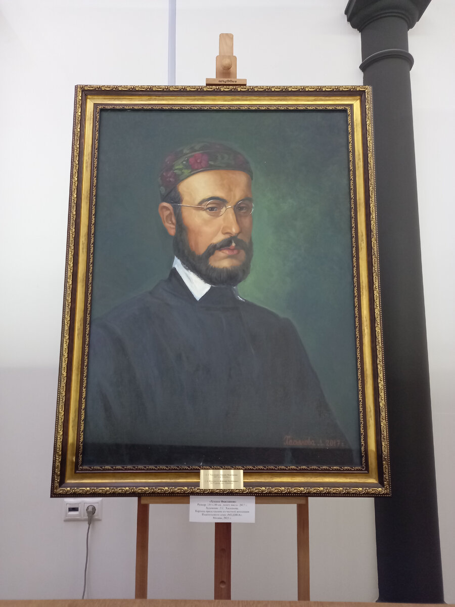 Татарский просветитель Хусаин Фаизханов (1823-1866). Фото сделано в Казанском федеральном университете на выставке, посвященной 200-летию со дня рождения Х. Фаизханова.