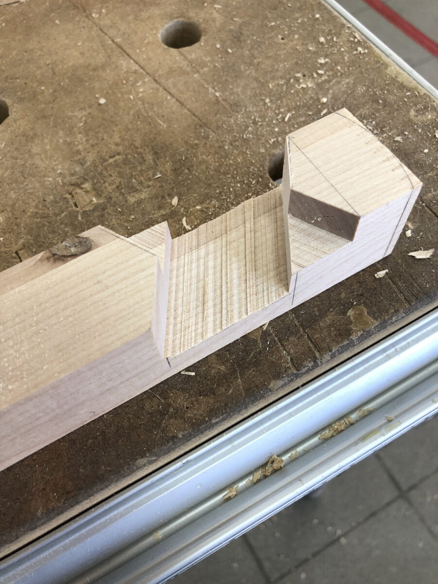 Царга с пропилом до циклевания