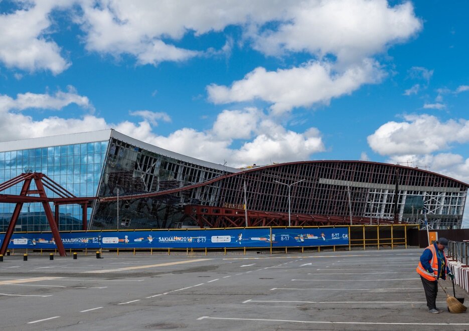 © Пресс-служба Правительства Сахалинской области / sakhalin.gov.ru (Строящийся аэровокзал)