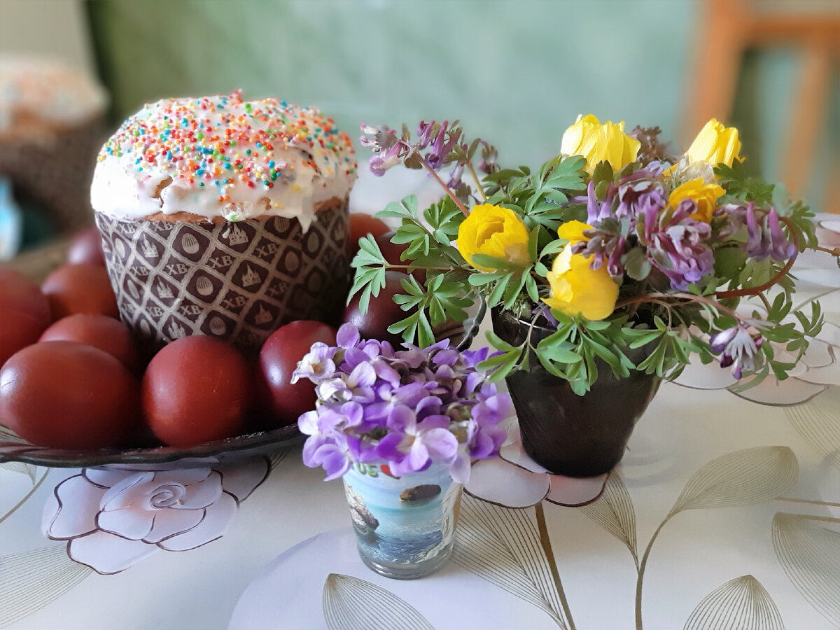 Мои пасхальные букеты
