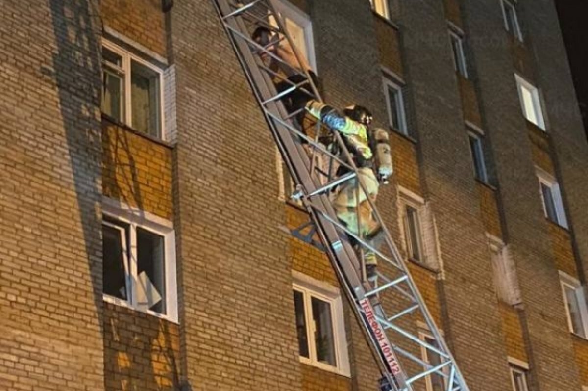    Причиной возгорания стало короткое замыкание.