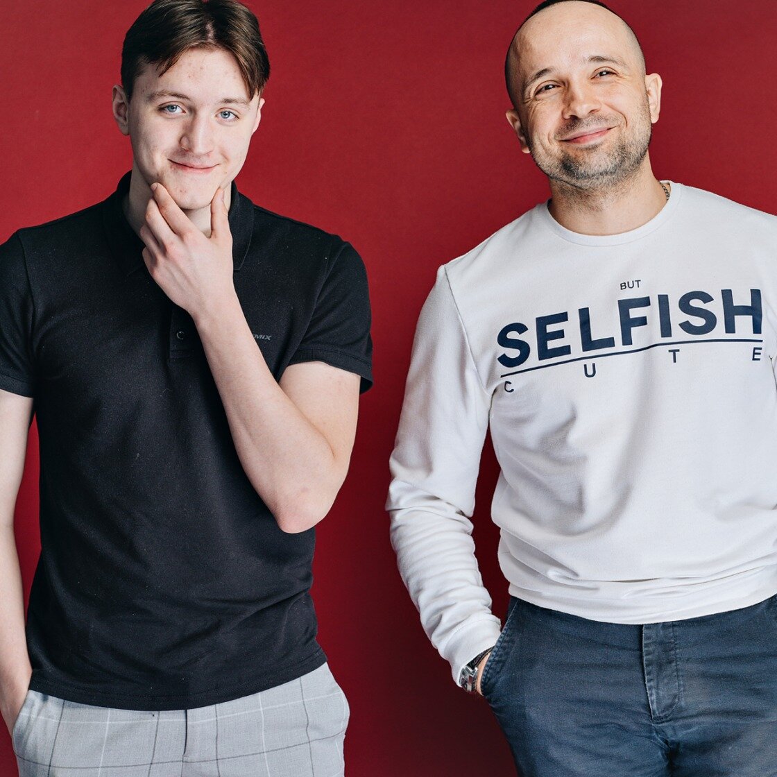 Юрий Голубицкий и его воспитанник Артём