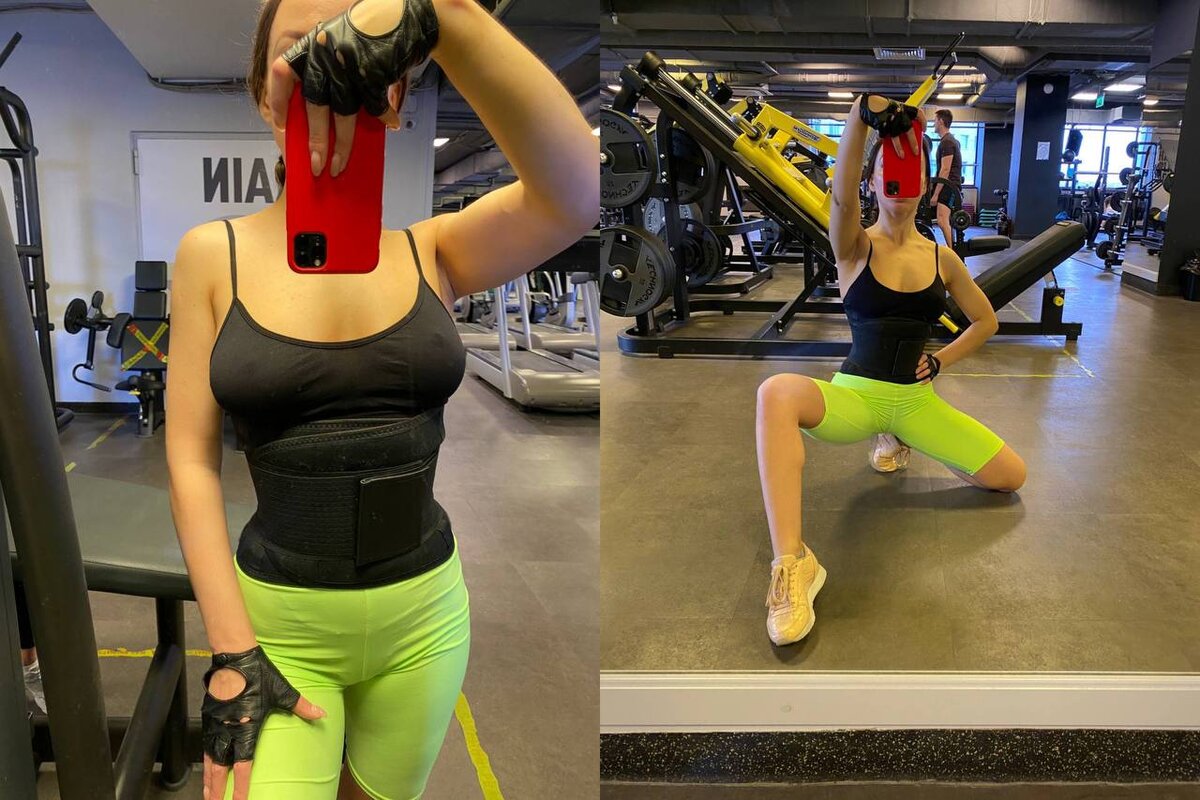 На фото Элеонора Недова в фитнес корсете FIT.EST.2018