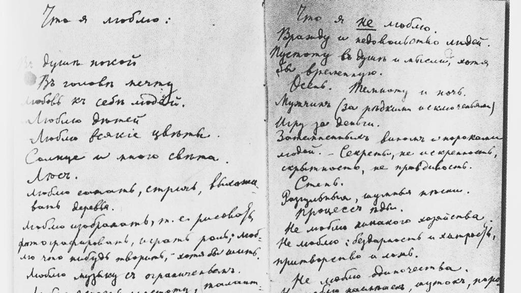 Фрагмент дневника Софьи Андреевны Толстой (фотография на вкладке в книге)