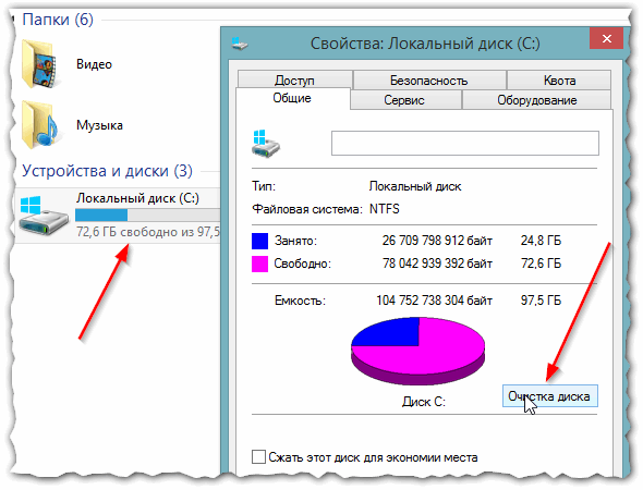 Очистка диска эскизы что это