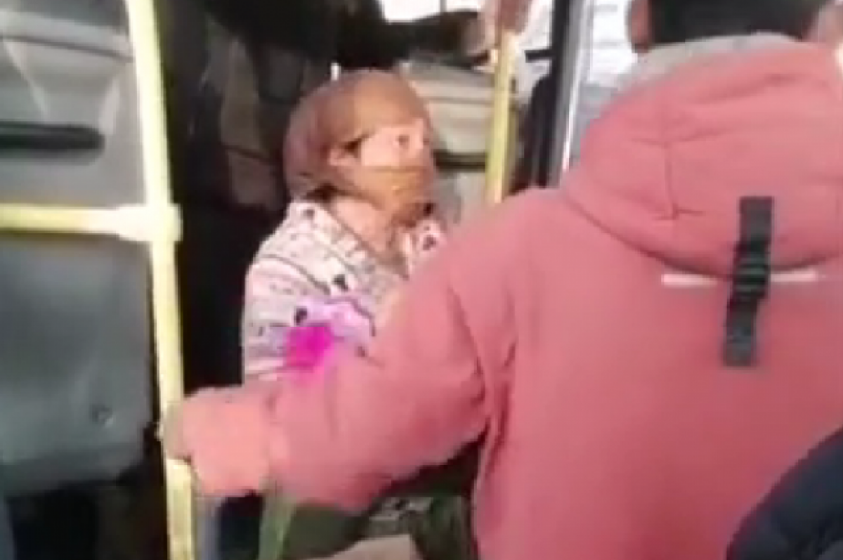    Женщина робко пыталась возразить зачинщику конфликта.