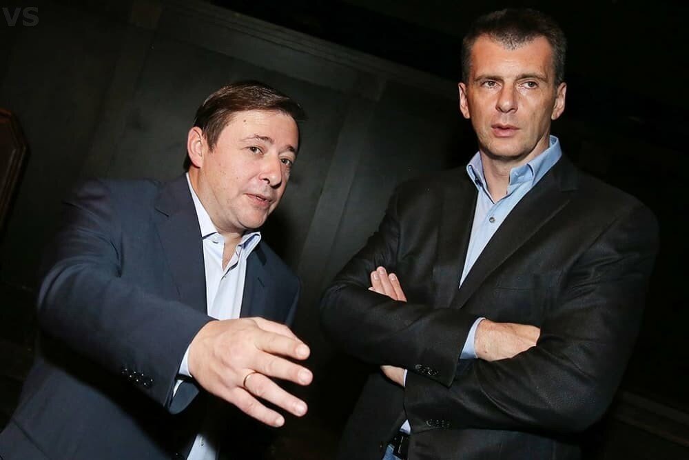 Александр Хлопонин и Михаил Прохоров. Фото: moneymakerfactory.ru