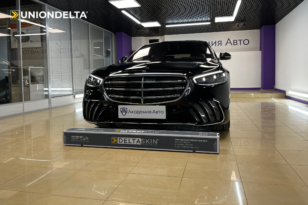 Установка антигравийной пленки DELTASKIN MOLECKULA ARMOR детейлинг-студией Академия Авто