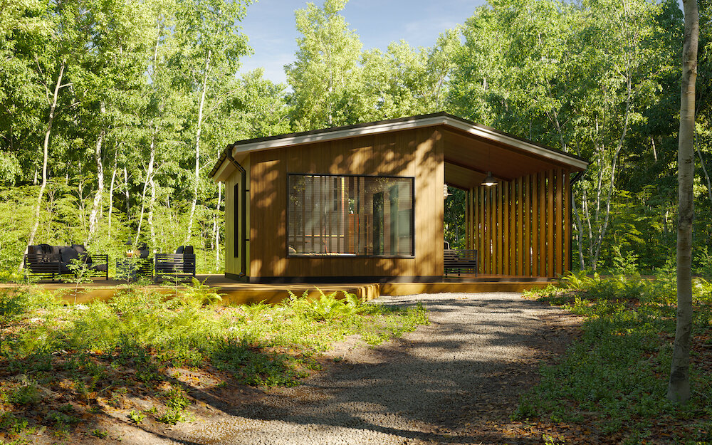  Готовый проект глэмпинга CABIN HOUSE от ПСК ГРАДИЕНТ