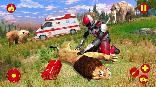 ДОКТОР РОБОТ СПАСАЕТ ЖИВОТНЫХ ИГРА НА ТЕЛЕФОНЫ АНДРОИД ANIMALS RESCUE GAME DOCTOR ROBOT 3D