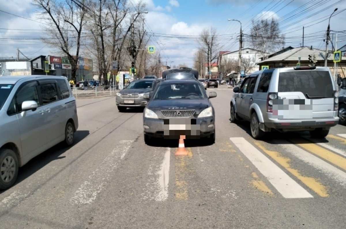    Водитель «Лексуса» сбил двух первоклашек на пешеходном переходе в Иркутске