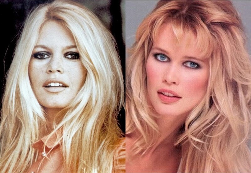 Брижит Бардо и Клаудия Шиффер