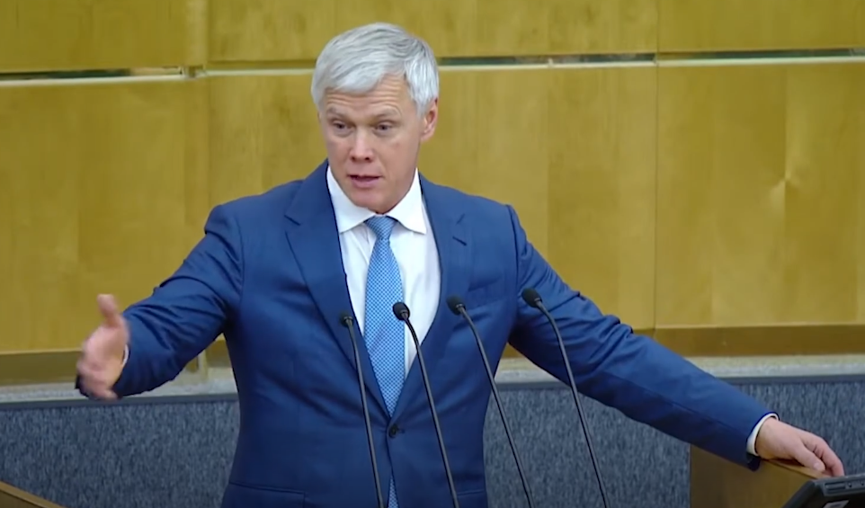 Валерий Гартунг, скриншот с выступления, эфир Государственной Думы