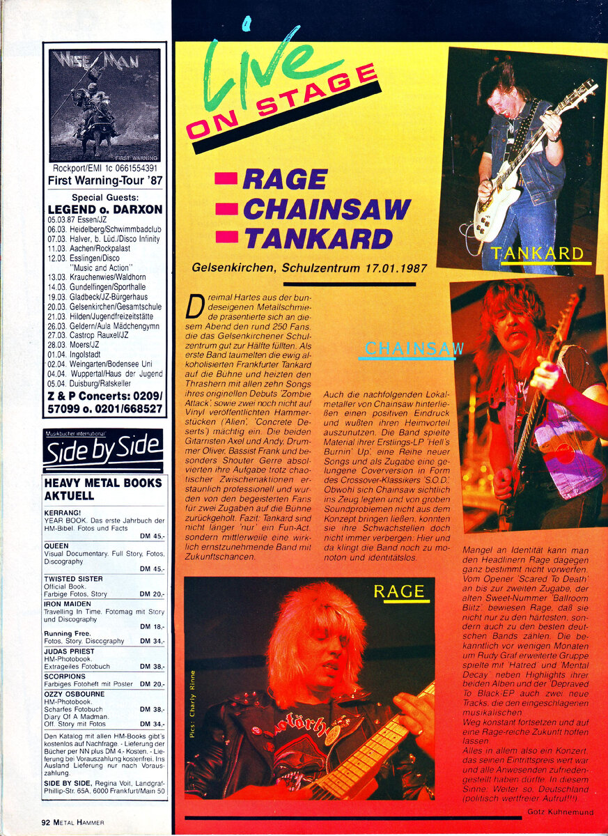 Страница журнала Metal Hammer