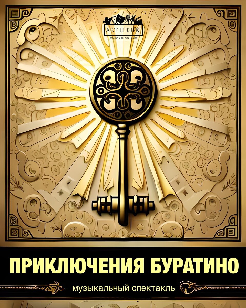 Афиша к спектаклю «Приключения Буратино»