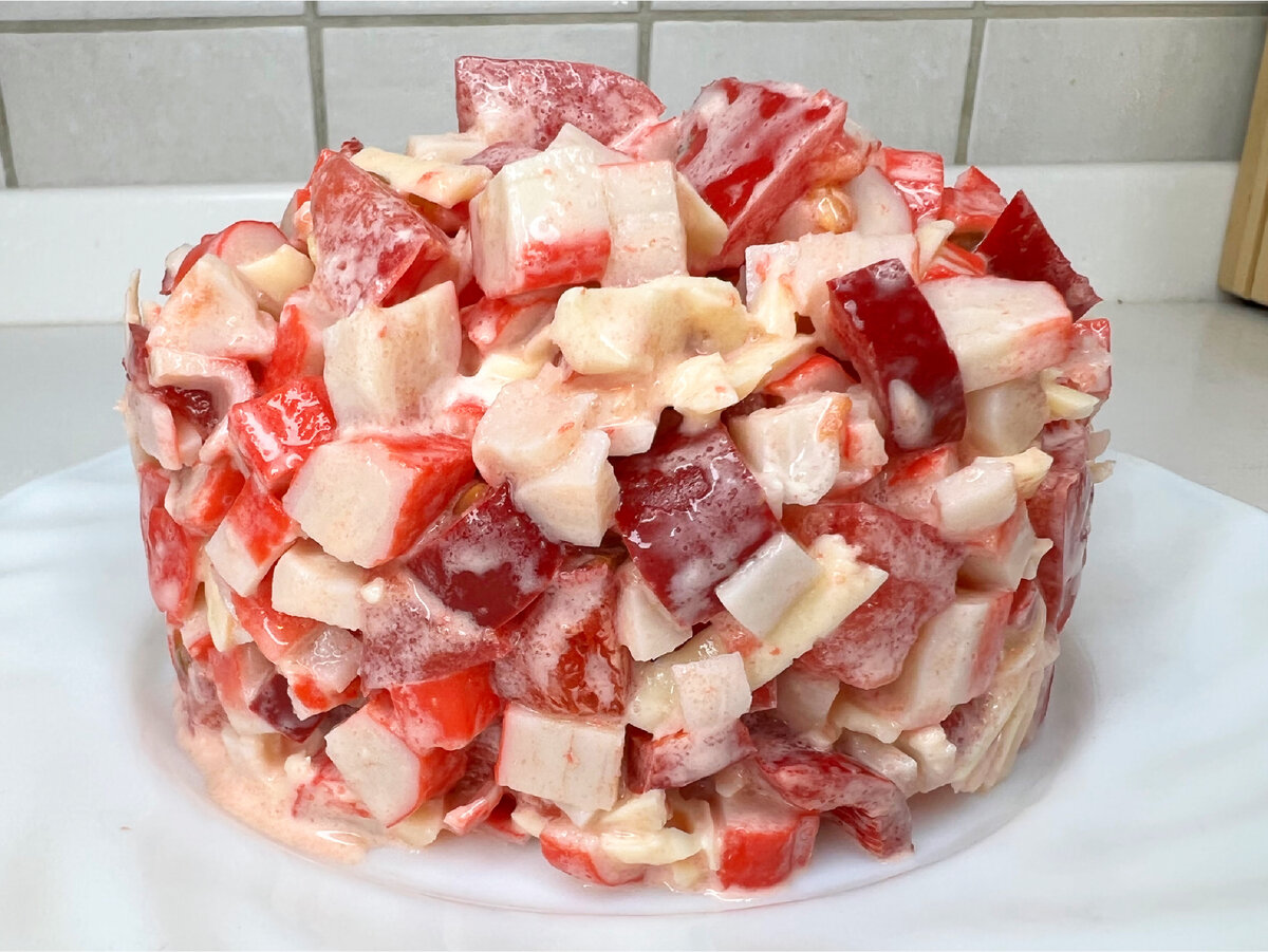 Как приготовить салат Крабовый фестиваль - простой и вкусный рецепт на ...