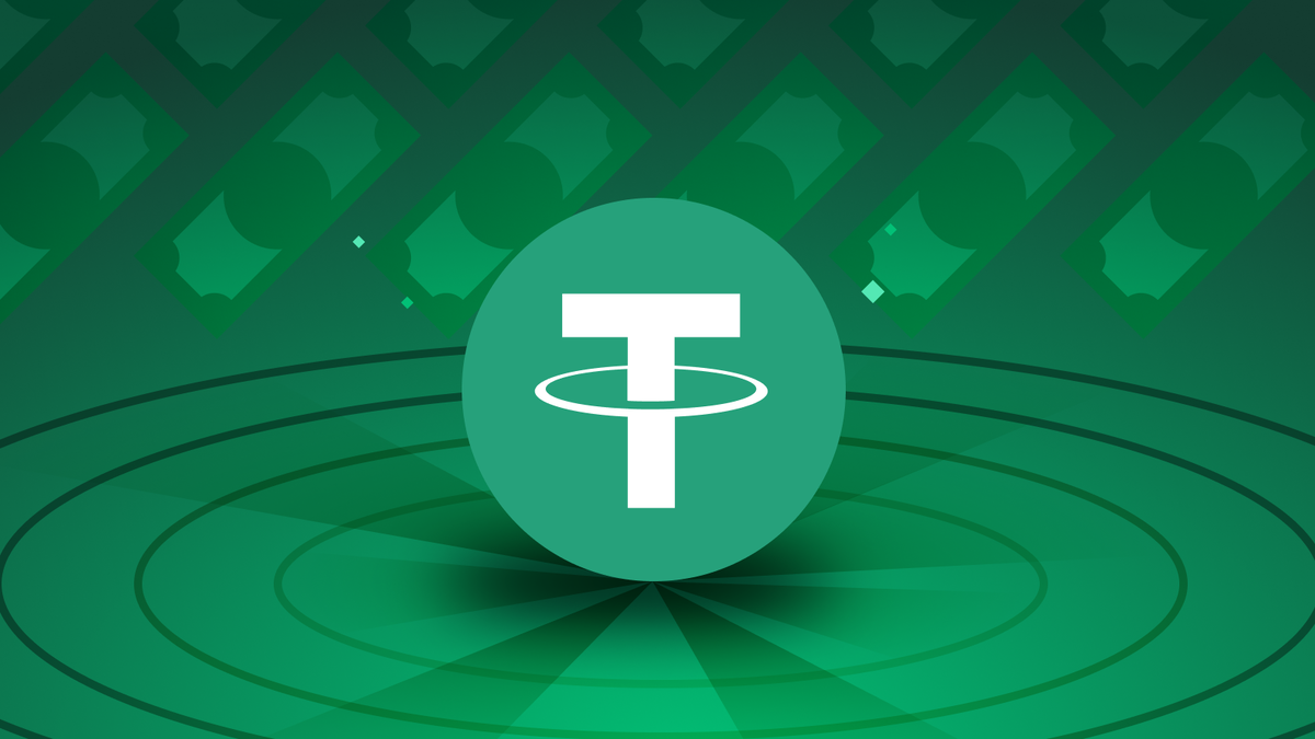 Логотип Thether