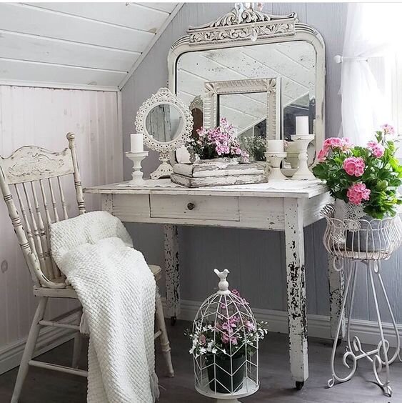 {shabby chic bedroom} интерьер спальни в стиле шебби шик