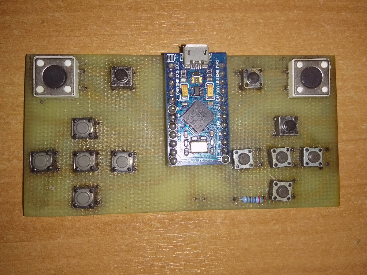 Универсальный джойстик на Arduino Pro Micro