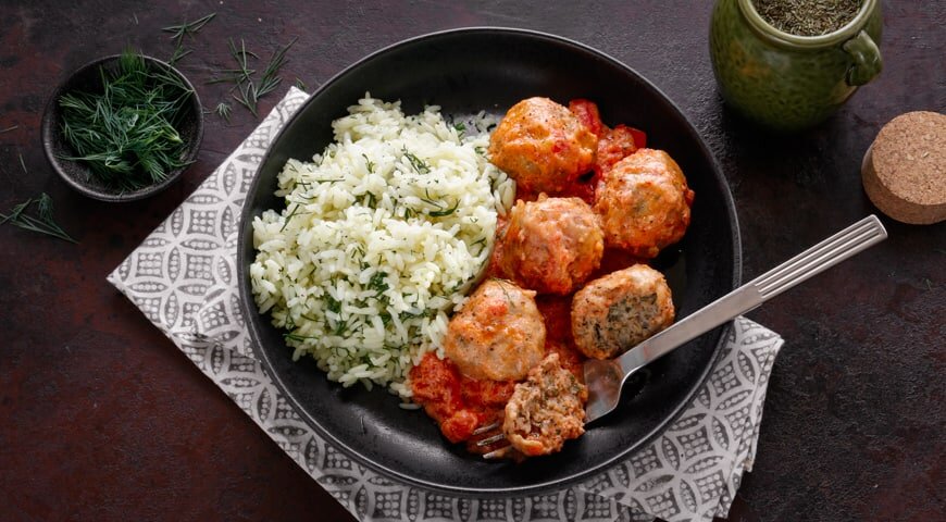 Супер вкусные тефтельки к обеду или ужину.
