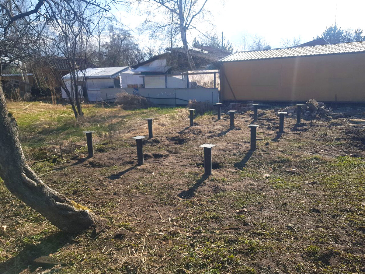 Установка винтовых свай от компании "Свайное Дело"