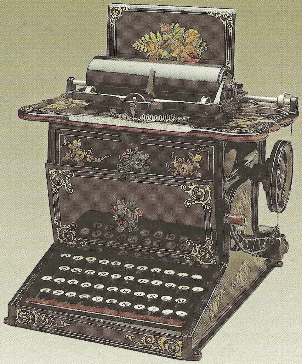 Первая печатная машинка Кристофера Шоулза