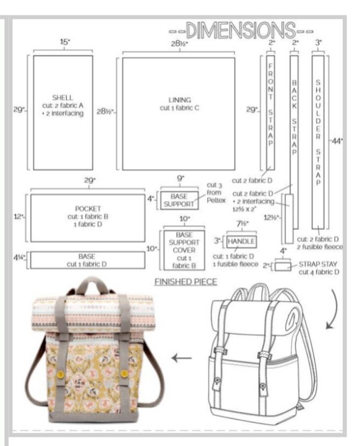 лекало рюкзак для женщин. выкройка рюкзака. лекала для пошива рюкзака. выкройка портфеля. выкройка рюкзака.
