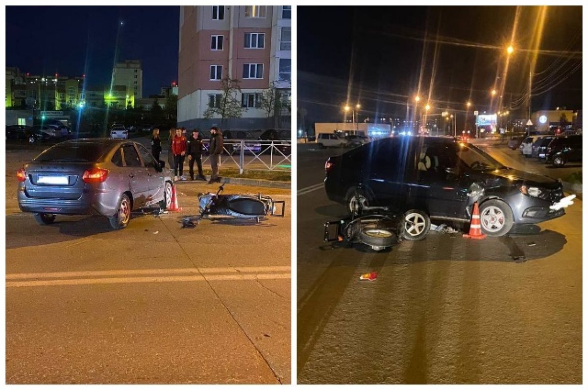    В Новосибирске водитель Lada Granta сбил 16-летнего мальчика на мопеде
