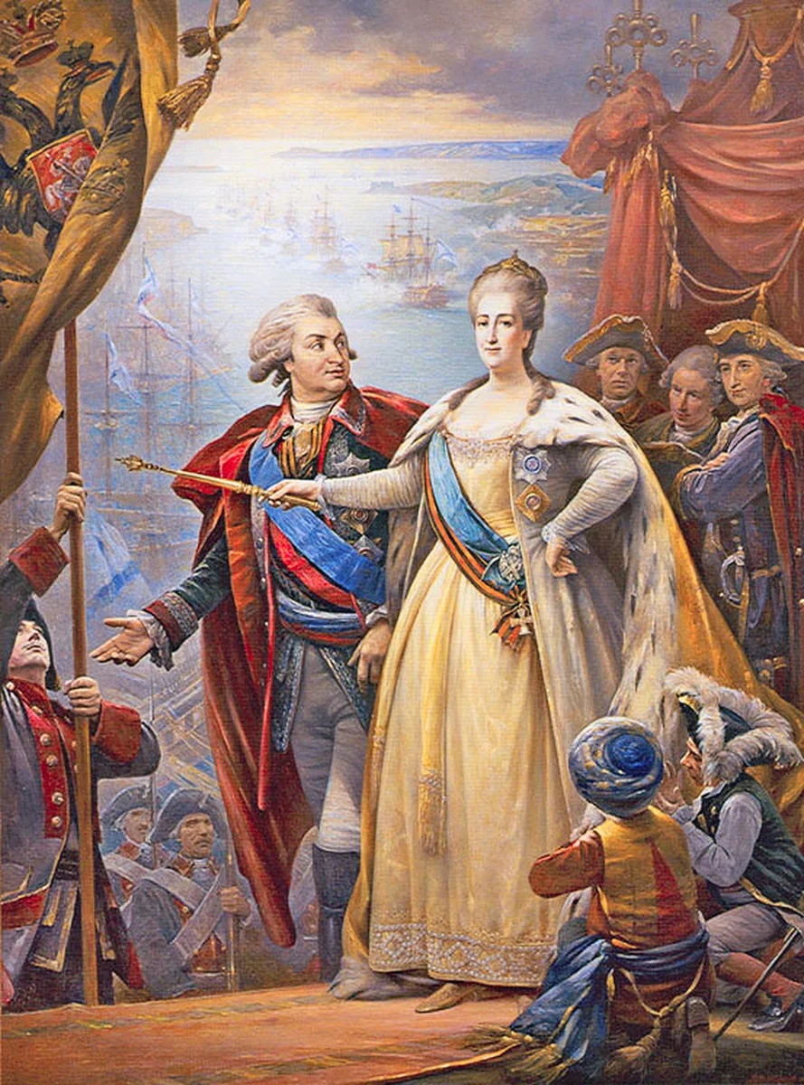 "Триумф Екатерины" Картина В.Нестеренко