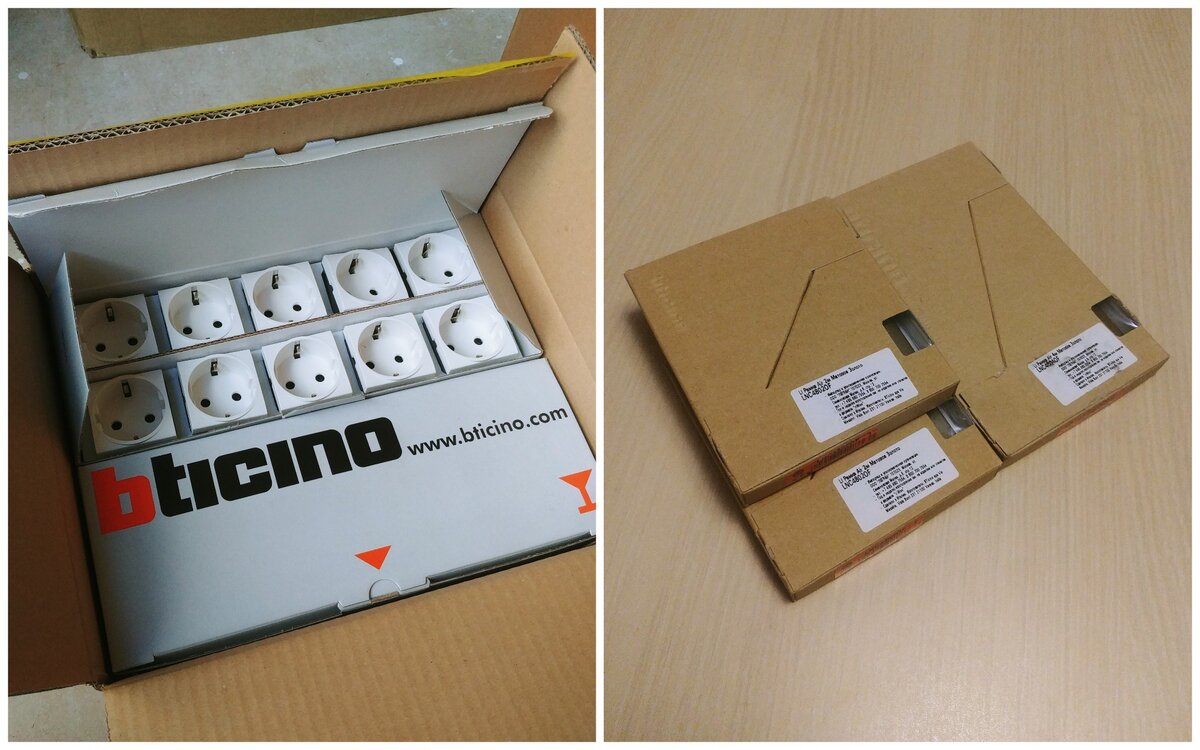 Упаковка у изделий Legrand узнаваема 